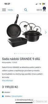 Sada hrnců 9ks Orion Grande