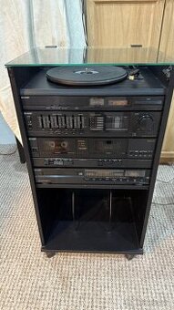 Věž SHARP W800H gramo, tape, CD