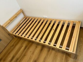 Ikea postel NINDEN + rošt LINDBÅDEN