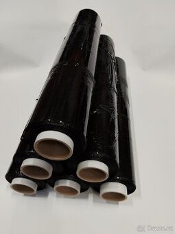 Strečová folie 50cm černá. tl. 23 mikronů, návin 220 metrů