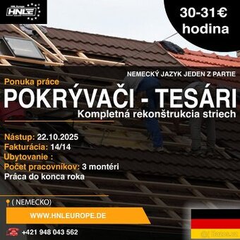POKRÝVAČI / TESAŘI / STŘECHÁŘI (NĚMECKO)