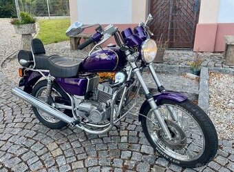 350 Chopper s alarmem, el. startérem, TP ČR