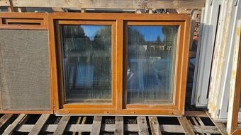 Okno PVC - 1590x1180 mm - STARŠÍ - 3 KS
