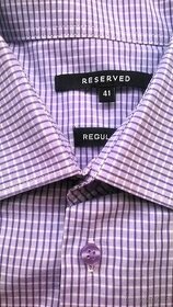 PÁNSKÁ KOŠILE RESERVED FIALOVÁ VELIKOST 41