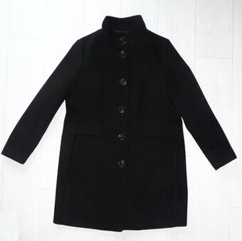 Kvalitní černý zimní kabát/paleto, vel. XL, zn.Marks&Spencer