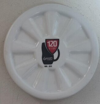 Limitované keramické podtácky Budějovický Budvar 120 let