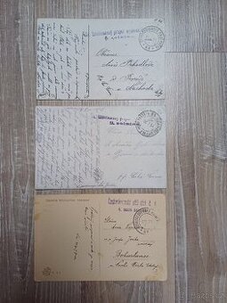 Staré pohledy polní pošta Československá