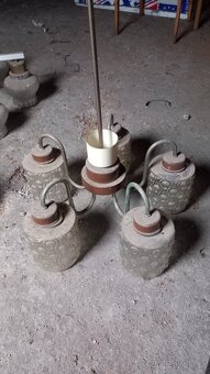 Lustry skleněné, různé dle foto,