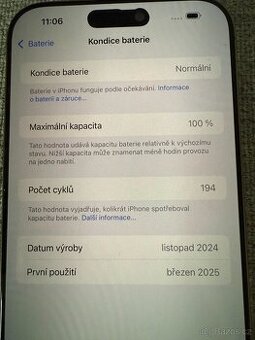 Iphone 16 Pro Max 512 GB Pouštní titan