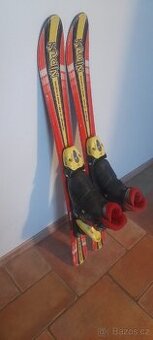 Dětské lyže +lyžáky