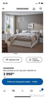 Postel IKEA SONGESAND 140x200