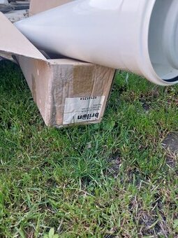 Odkouření kondenzačního kotle, Brillon 125/80 - 1m, bílá