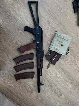 Airsoft AK74, drevo, custom