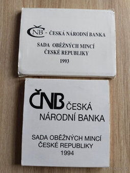 Sada oběžných mincí 1993 a 1994