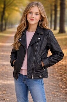 Dívčí koženková bunda C&A 152