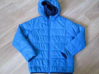 Bunda prošívaná vel.146 modrá