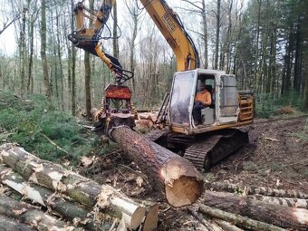 bagr - harvestor Liebherr R 900 B s Woody 50