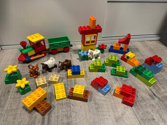 DUPLO 5416 Kostky + vláček + zvířata