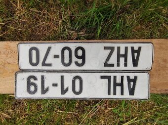 Staré SPZ. Krásná Dekorace