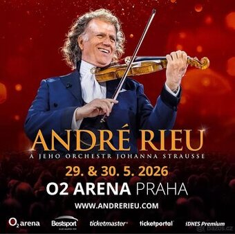André Rieu in Prague 2026 - VIP klubové patro o2 arena