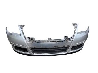 Přední nárazník stříbrná metalíza LA7W VW Passat B6