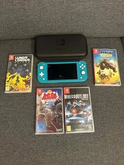 Nintendo switch lite + 4 skvělé hry