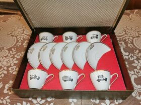 Ministerstvo vnitra SNB porcelánová souprava z 50.let MZ