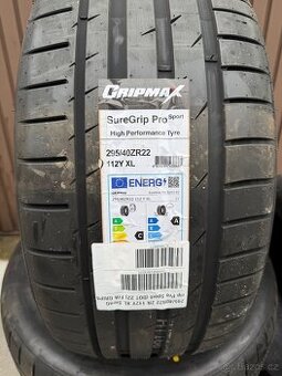 295 40 R22 112Y XL nová letní sada Pneumatik Gripmax