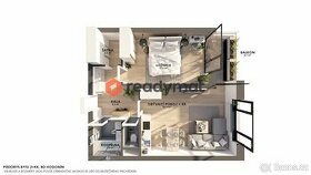 Prodej byt OV 2+kk,  56 m2, Za Kasárnami, Hodonín