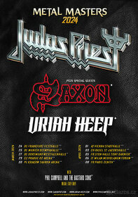 Vstupenky koncert Judas Priest + Saxon + Uriah Heep 2x