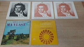 Gramodesky LP - vinyl Smetana , Beethoven , Mozart