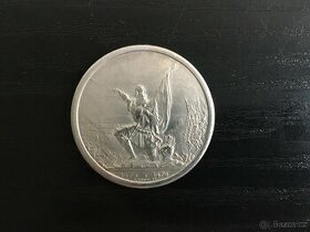 Stříbrná mince 5 Franků Švýcarsko 1874