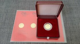 Vzácná česká zlatá mince - Třídukát 1996 - BK(běžná kvalita)