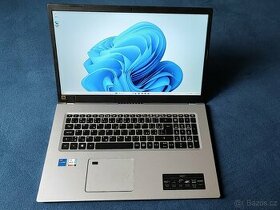 ACER Aspire 5,Core i7 NOVÝ Top, hliníkové tělo, 17.3" záruka - 1