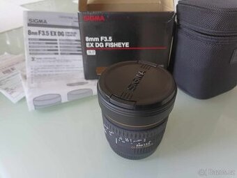 SIGMA 8 mm f/3,5 EX DG Fisheye circular pro Canon