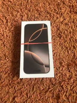 iPhone 16 Pro 128Gb Pouštní titan. Úplně nový.