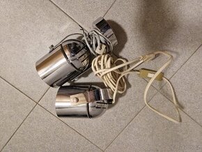 Dvojice světel chrom patice E27
