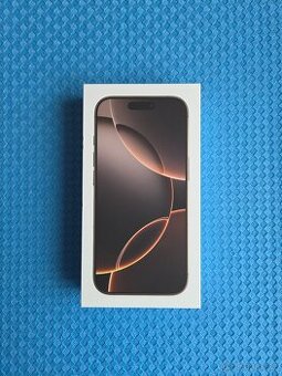 iPhone 16 Pro 256GB Desert NOVÝ NEROZBALENÝ