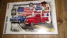 prodám nerozbalené puzzle - Route 66, USA - 1