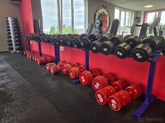 Ocelové jednoruční činky 11 - 60kg