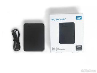 WD Elements Portable 5 TB, USB 3.0