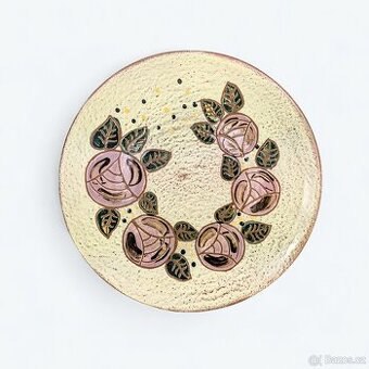 Retro keramický talíř