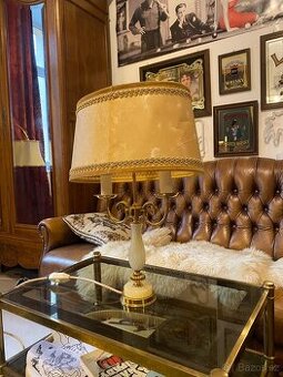 Mramorova starožitna lampa '60 léta