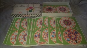 Retro hra Autoškola s volantem nebo Hra do kříže