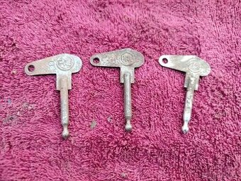 3x klíč do zapalování Jawa ČZ velorex atd. PAL