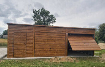 Plechová garáž 8x6 - 1