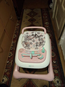 Dětské chodítko ECOTOYS - růžové