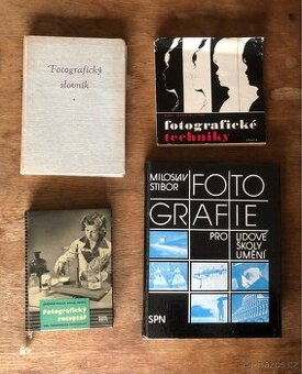 Knihy fotografie, fotografické techniky, recepty