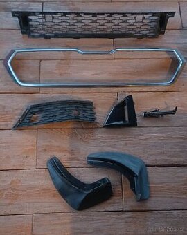 Škoda Karoq díly maska rámeček mřížka válec