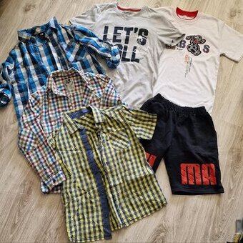 Prodám chlapecké  košile, trička vel. 8-9 let.